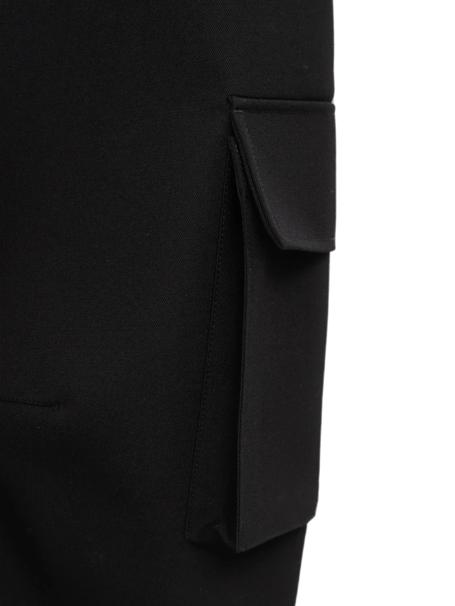 Pantaloni drepti Balenciaga negri - Img 3