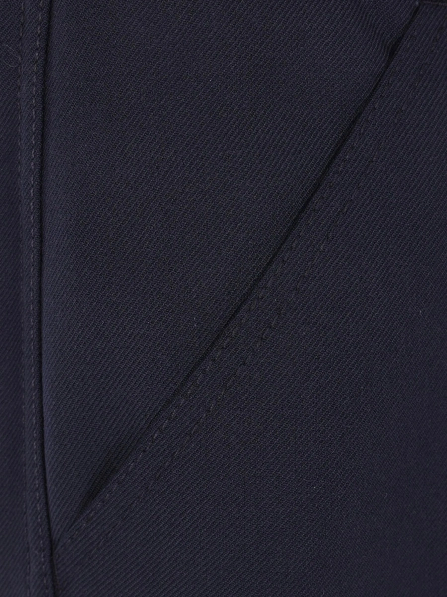 Pantaloni drepti Comme des Garçons albastri - Img 4