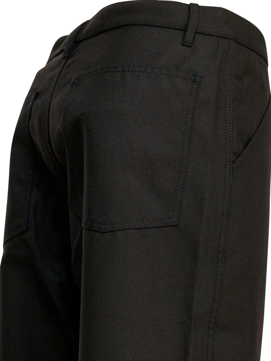 Pantaloni drepti Comme des Garçons negri - Img 4