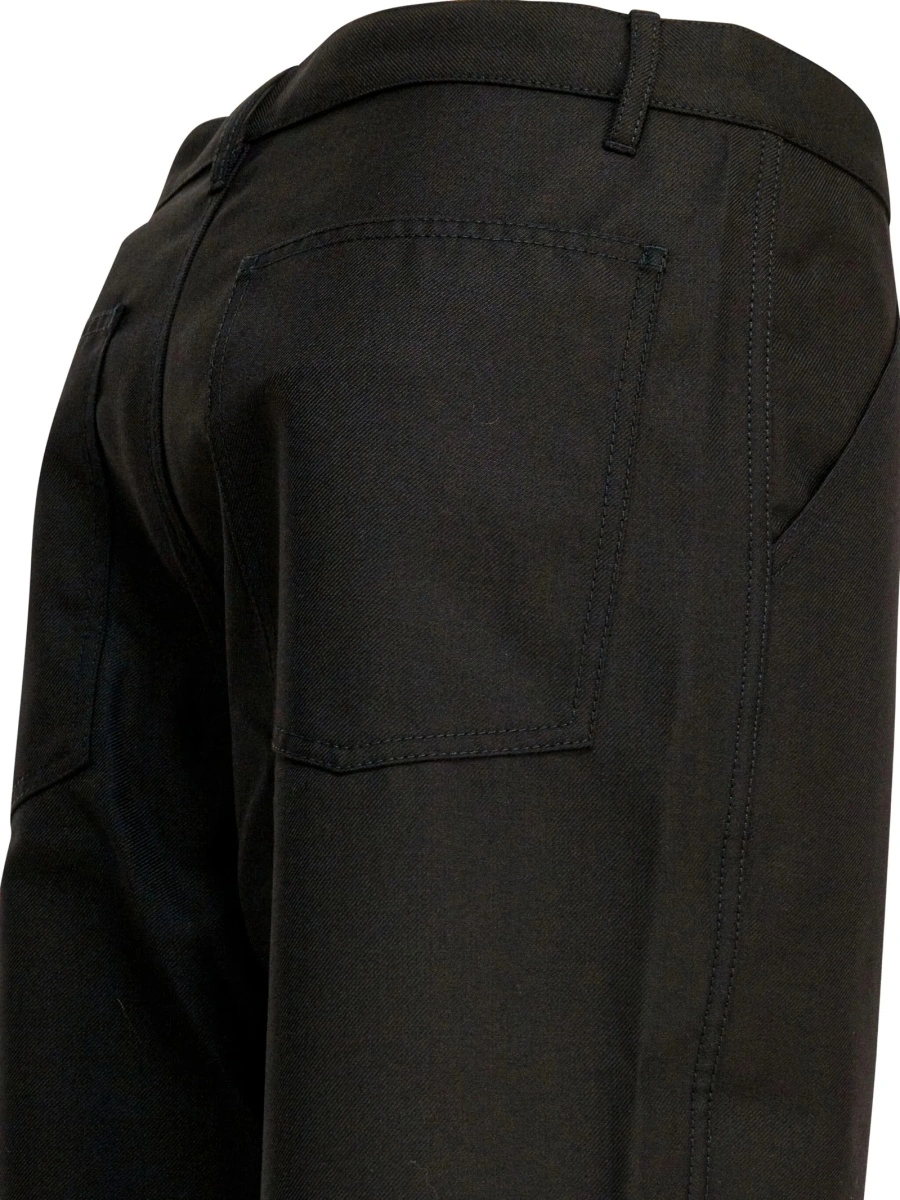 Pantaloni drepti Comme des Garçons negri - Img 4