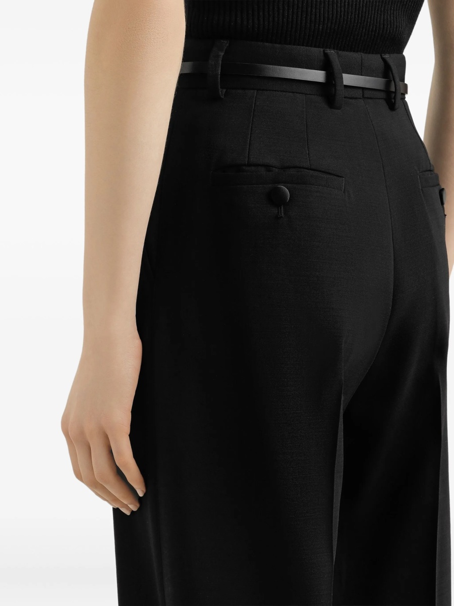 Pantaloni drepti Dolce &amp; Gabbana negri - Img 5