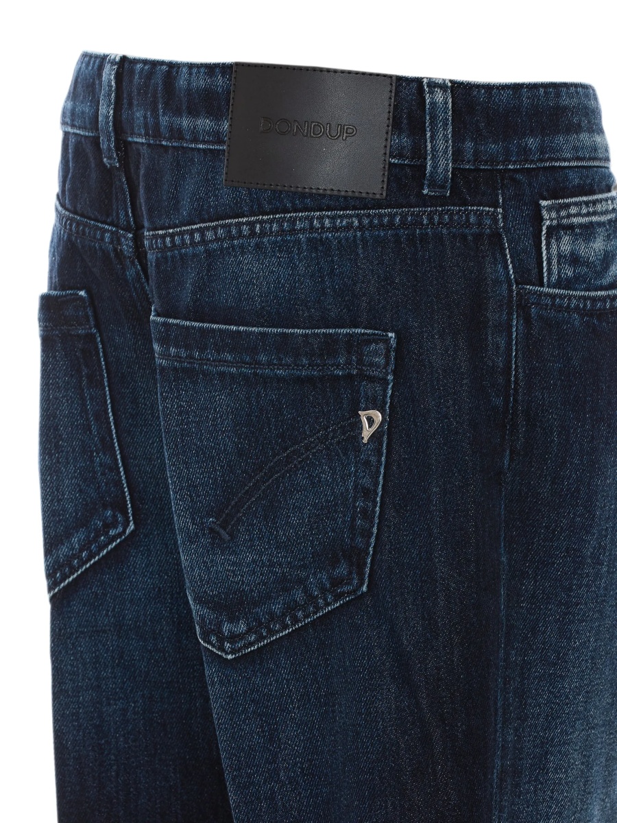 Pantaloni drepti Dondup albastri - Img 3
