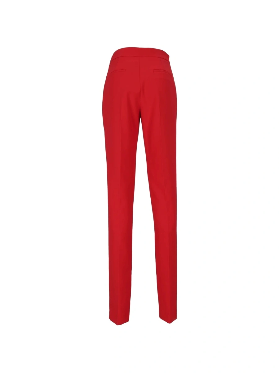 Pantaloni drepti Elisabetta Franchi rosii - Img 2