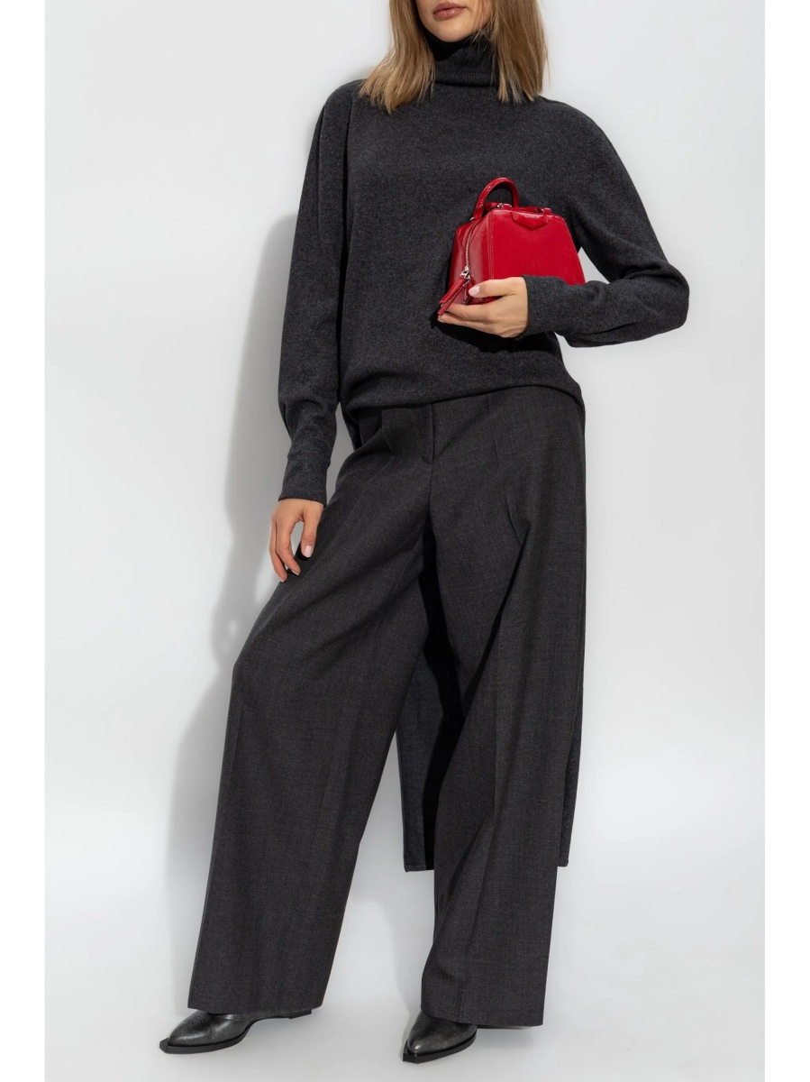 Pantaloni drepti Givenchy gri - Img 2