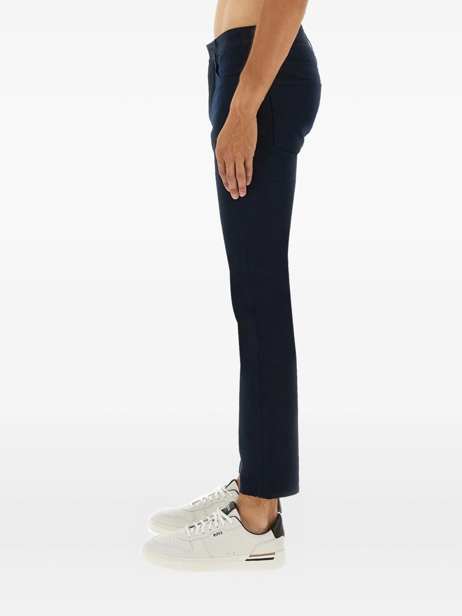 Pantaloni drepti Hugo Boss albastri - Img 3