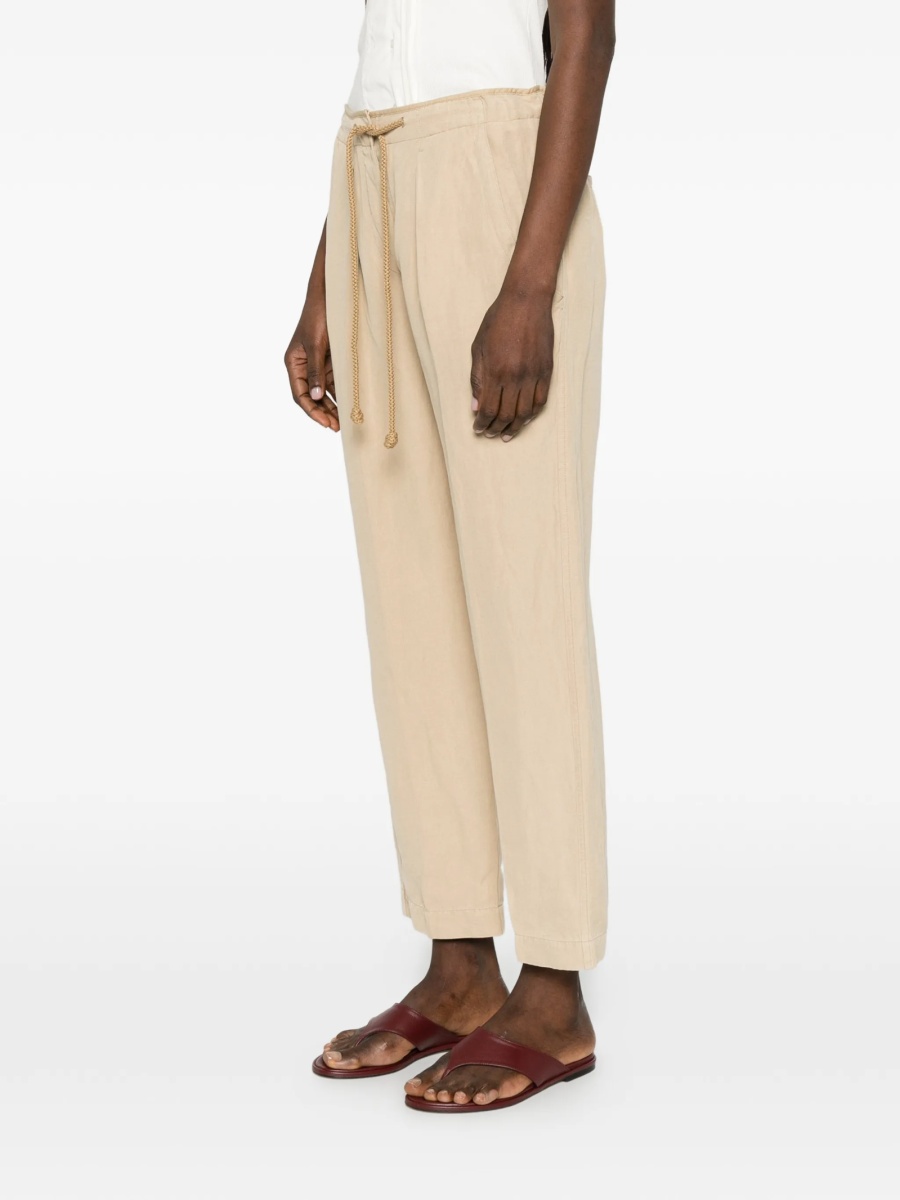 Pantaloni drepti Isabel Marant neutri din matase si in - Img 2