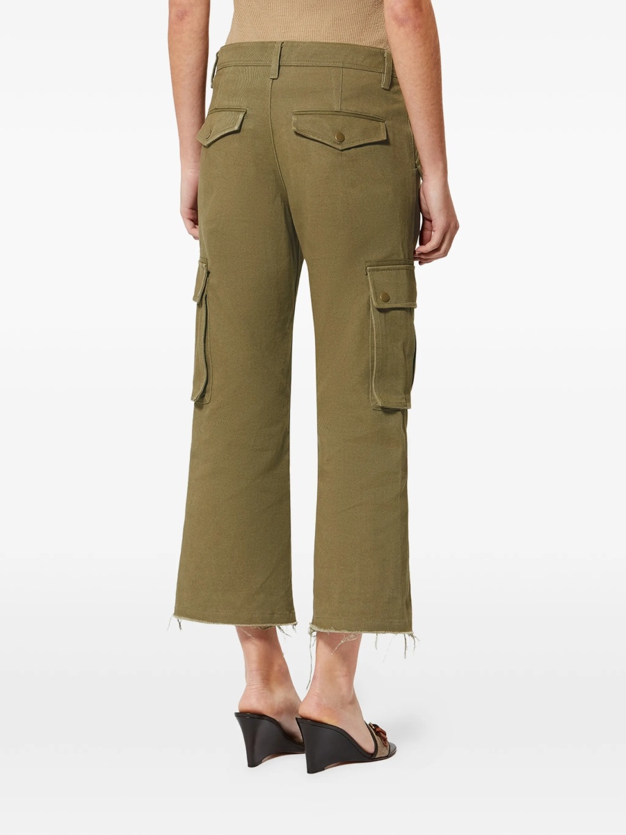 Pantaloni drepti Isabel Marant verzi - Img 4
