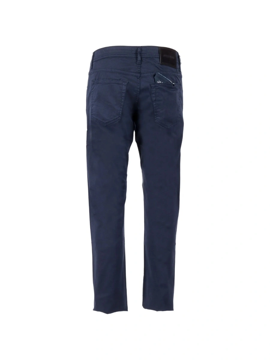 Pantaloni drepti Jacob Cohen albastri - Img 3