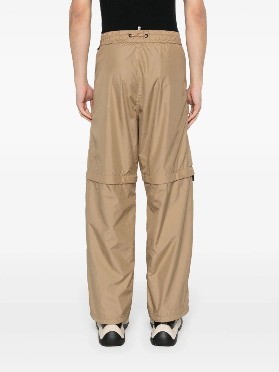 Pantaloni drepti Moncler Grenoble neutri din polyester - Img 4