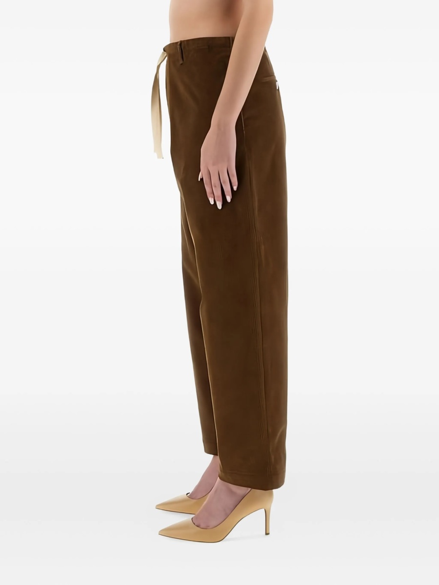 Pantaloni drepti MOSCHINO JEANS maro - Img 3