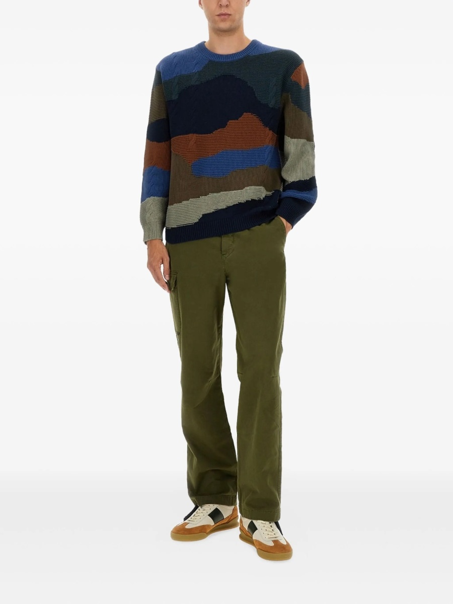 Pantaloni drepti Paul Smith verzi - Img 2