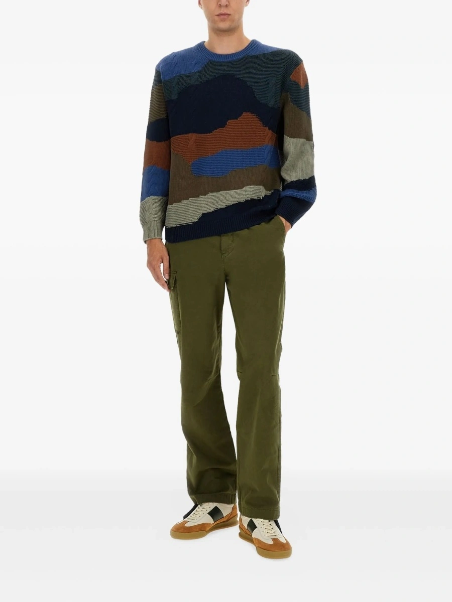 Pantaloni drepti Paul Smith verzi - Img 2