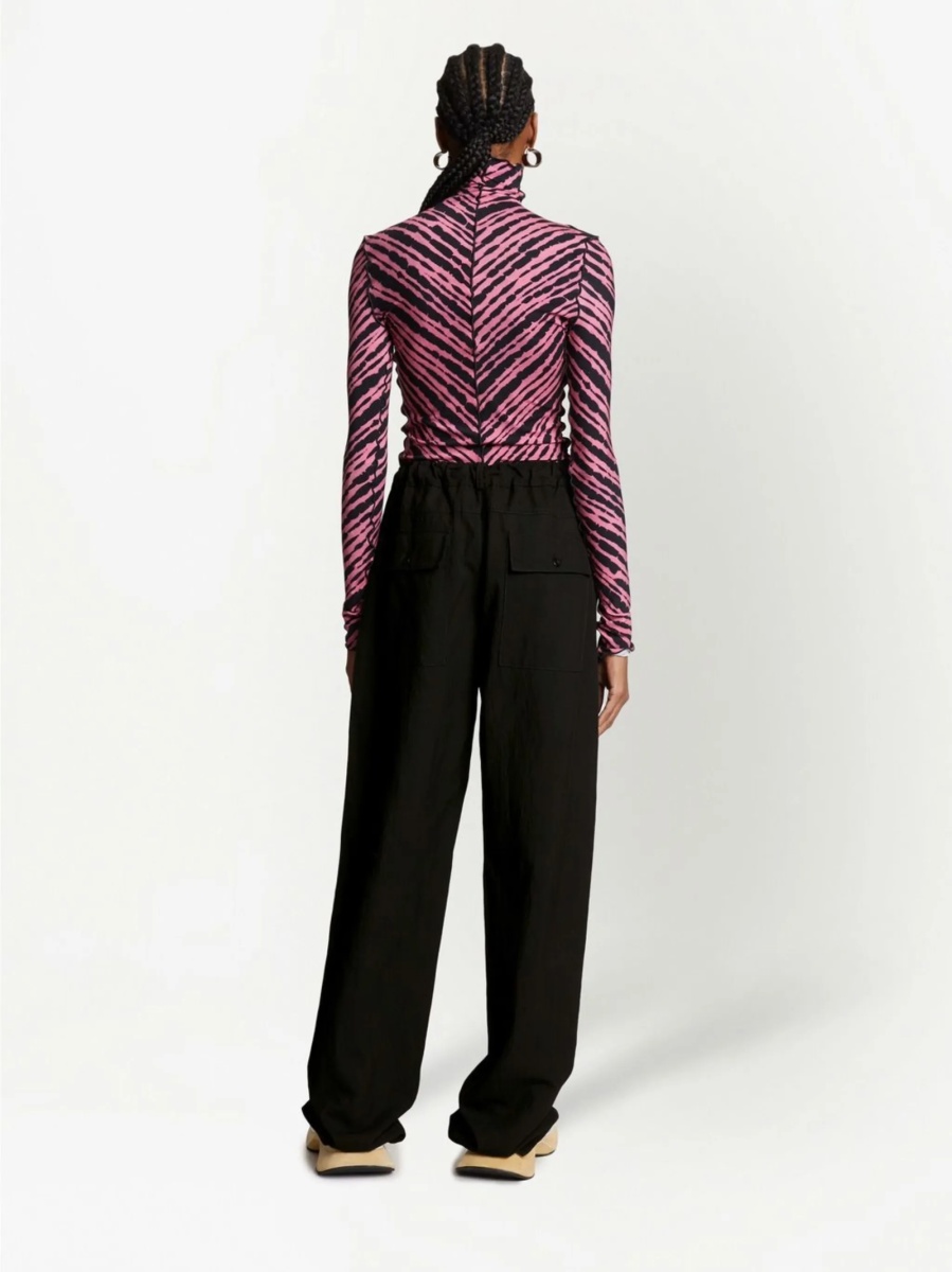 Pantaloni drepti PROENZA SCHOULER WHITE LABEL negri - Img 4