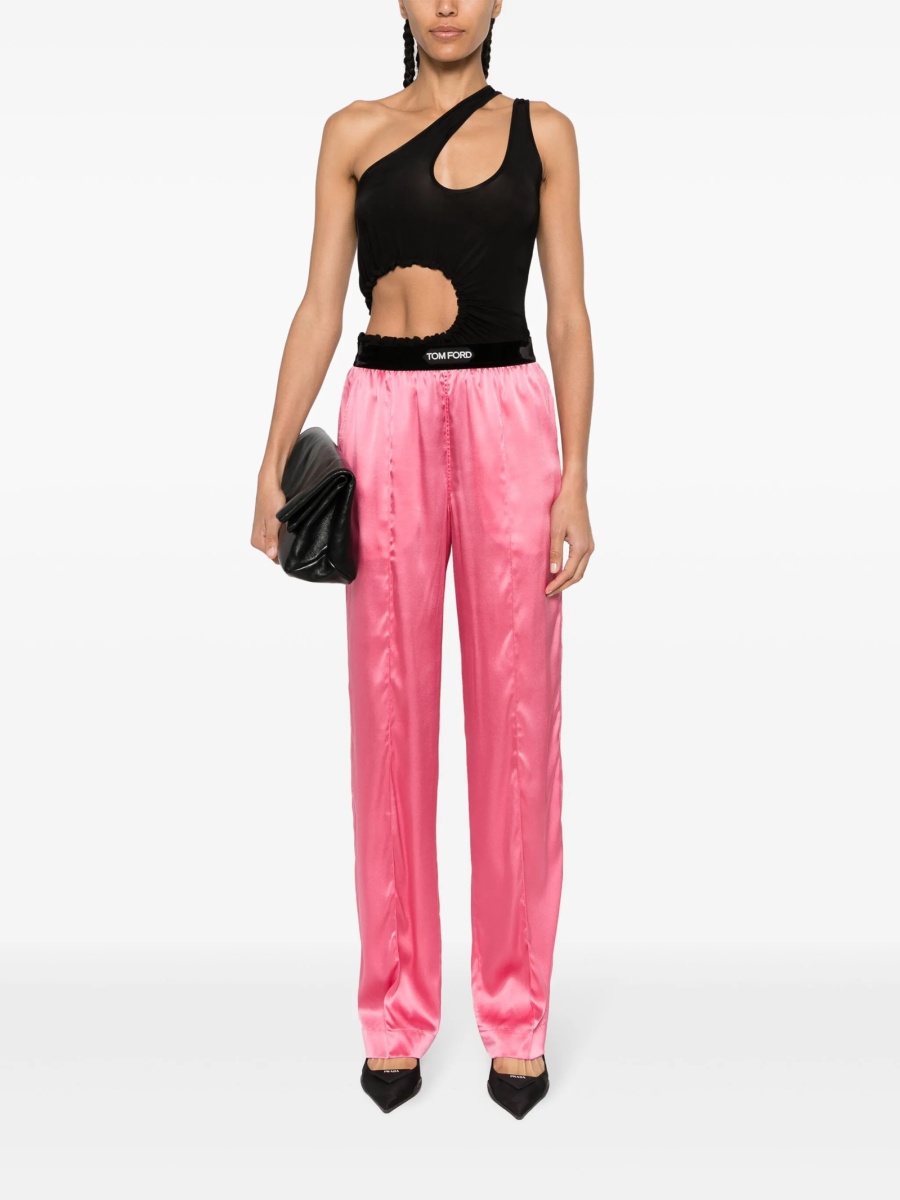 Pantaloni drepti Tom Ford roz - Img 2