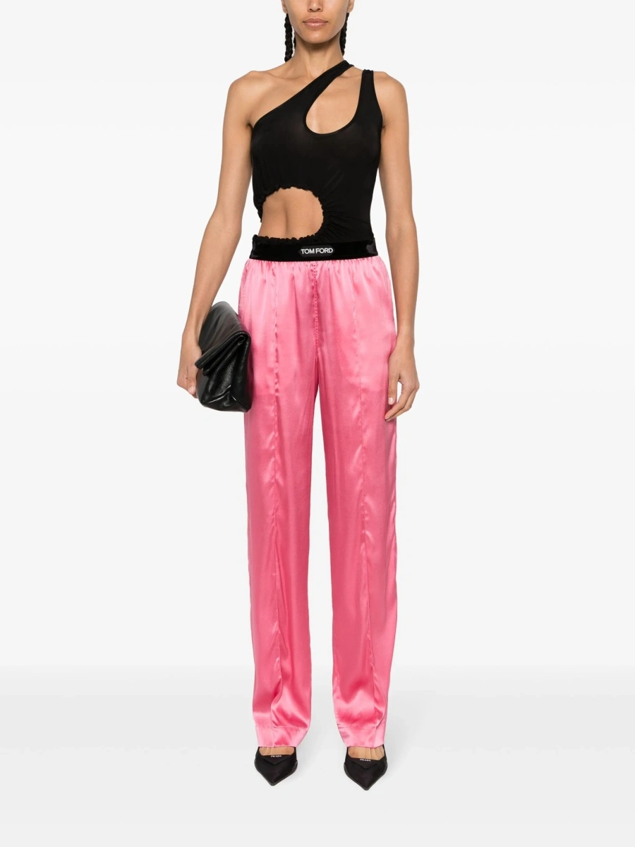 Pantaloni drepti Tom Ford roz - Img 2