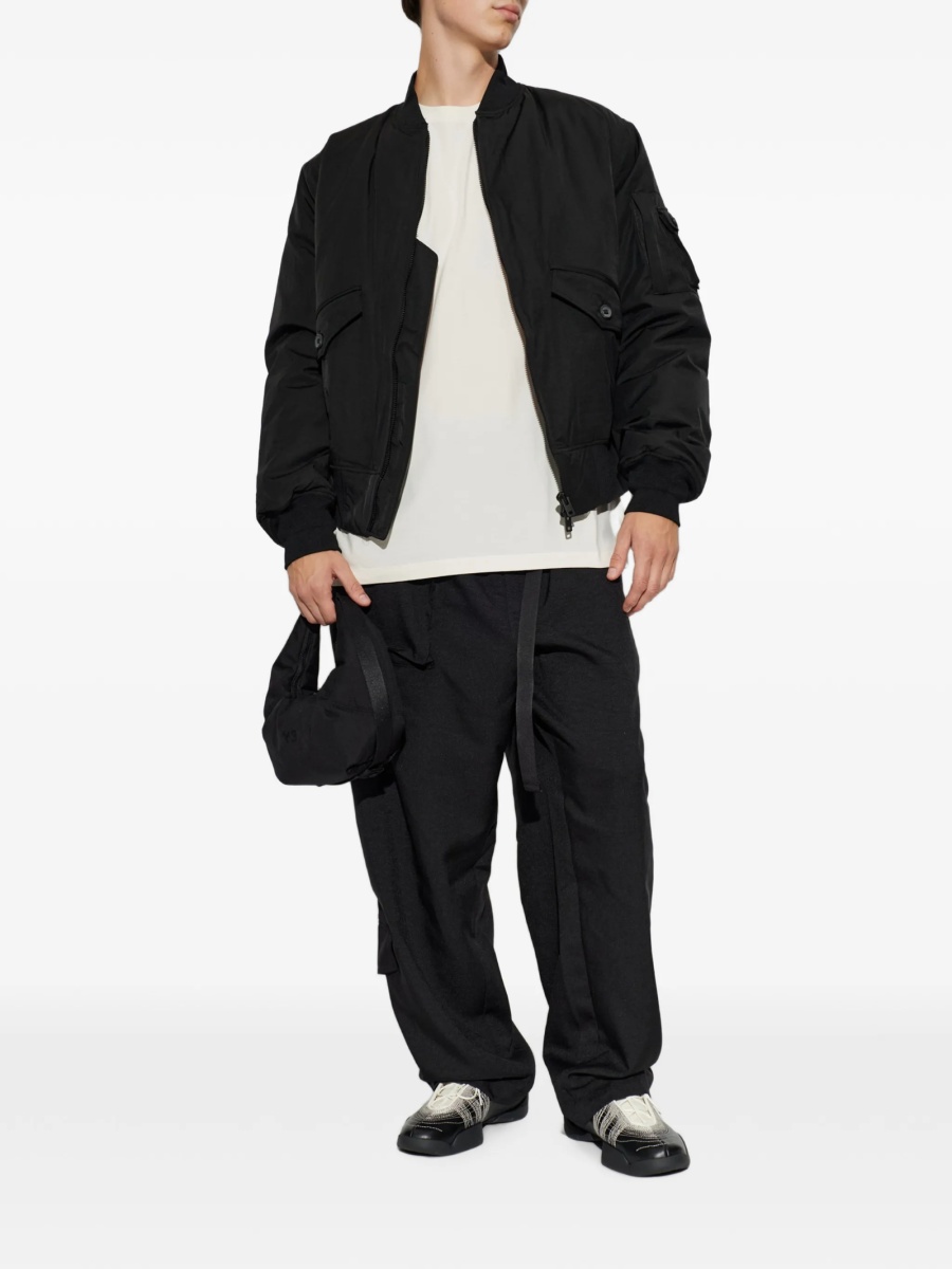Pantaloni drepti Y-3 negri - Img 2