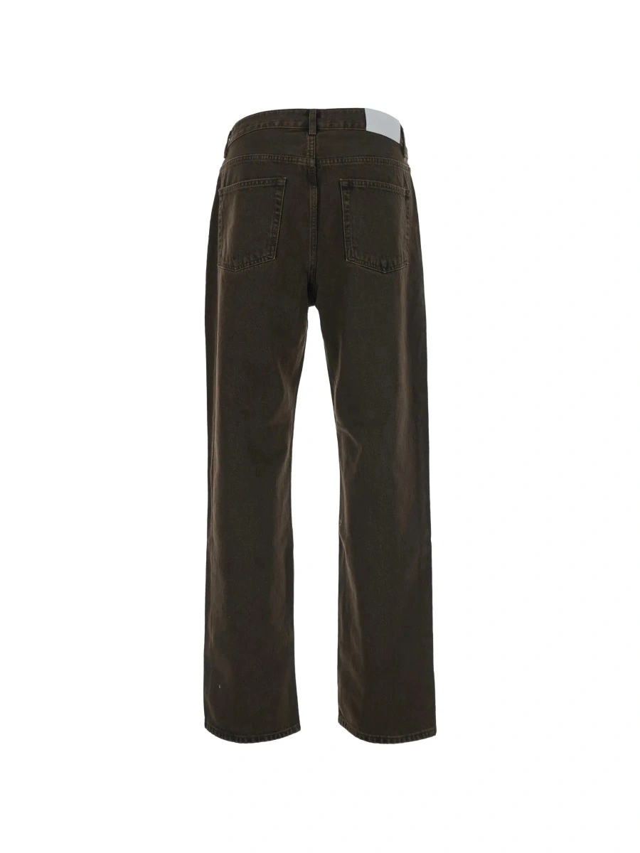 Pantaloni DUNST maro din denim - Img 4