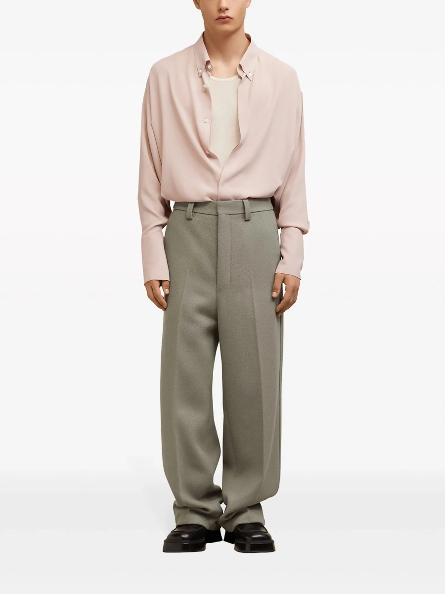 Pantaloni eleganti AMI Paris neutri - Img 2