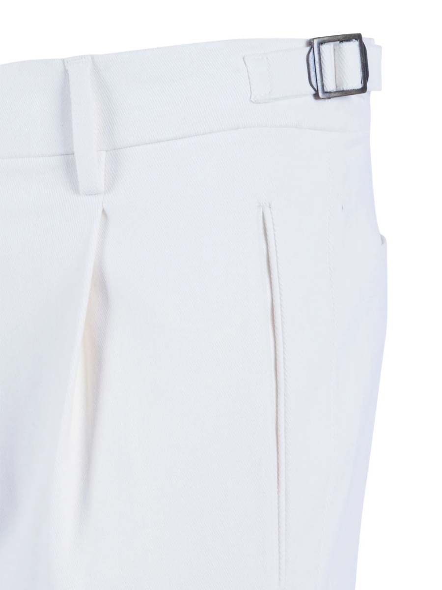 Pantaloni eleganti BerWich albi - Img 3