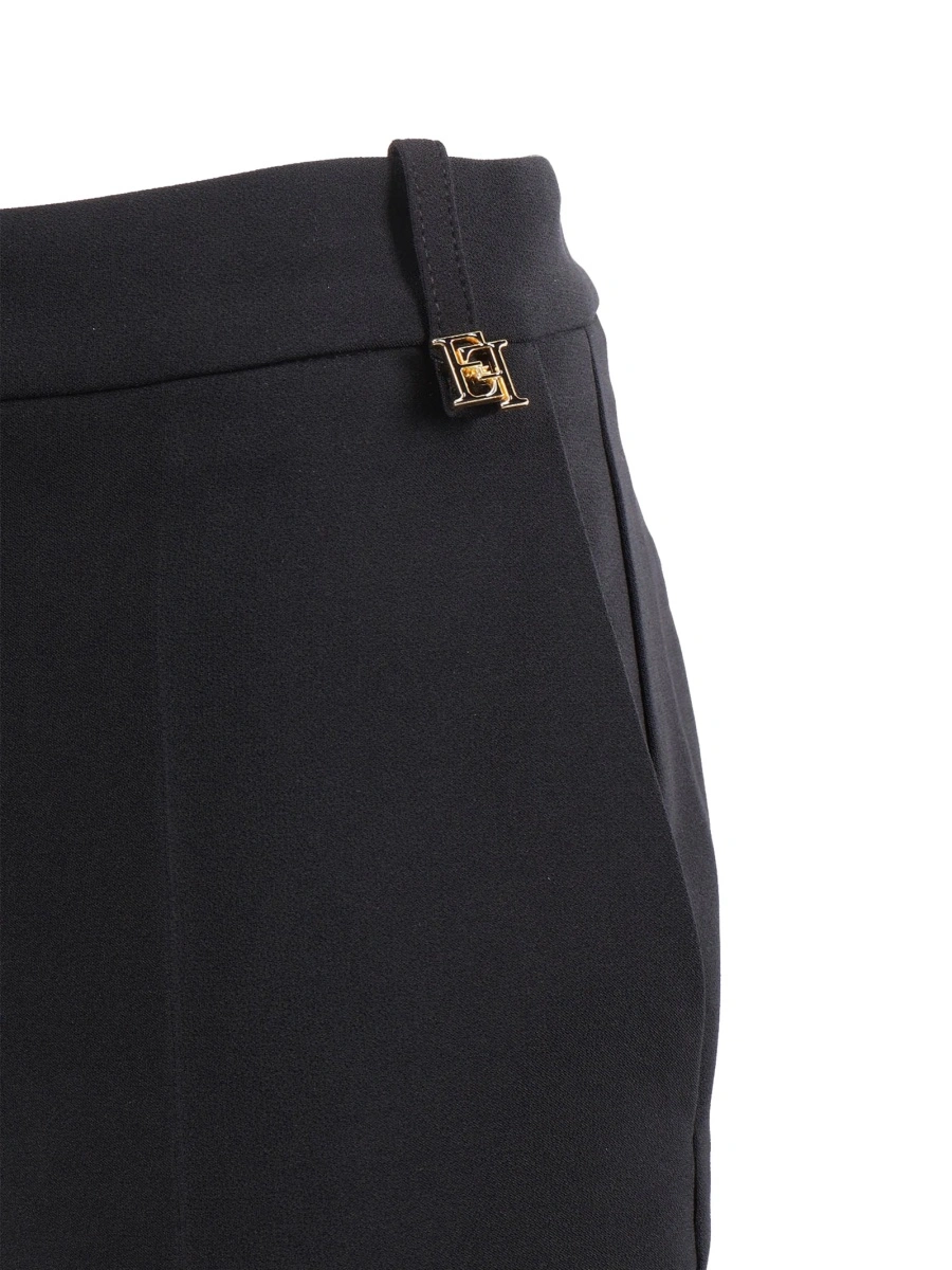 Pantaloni eleganti Elisabetta Franchi negri - Img 3
