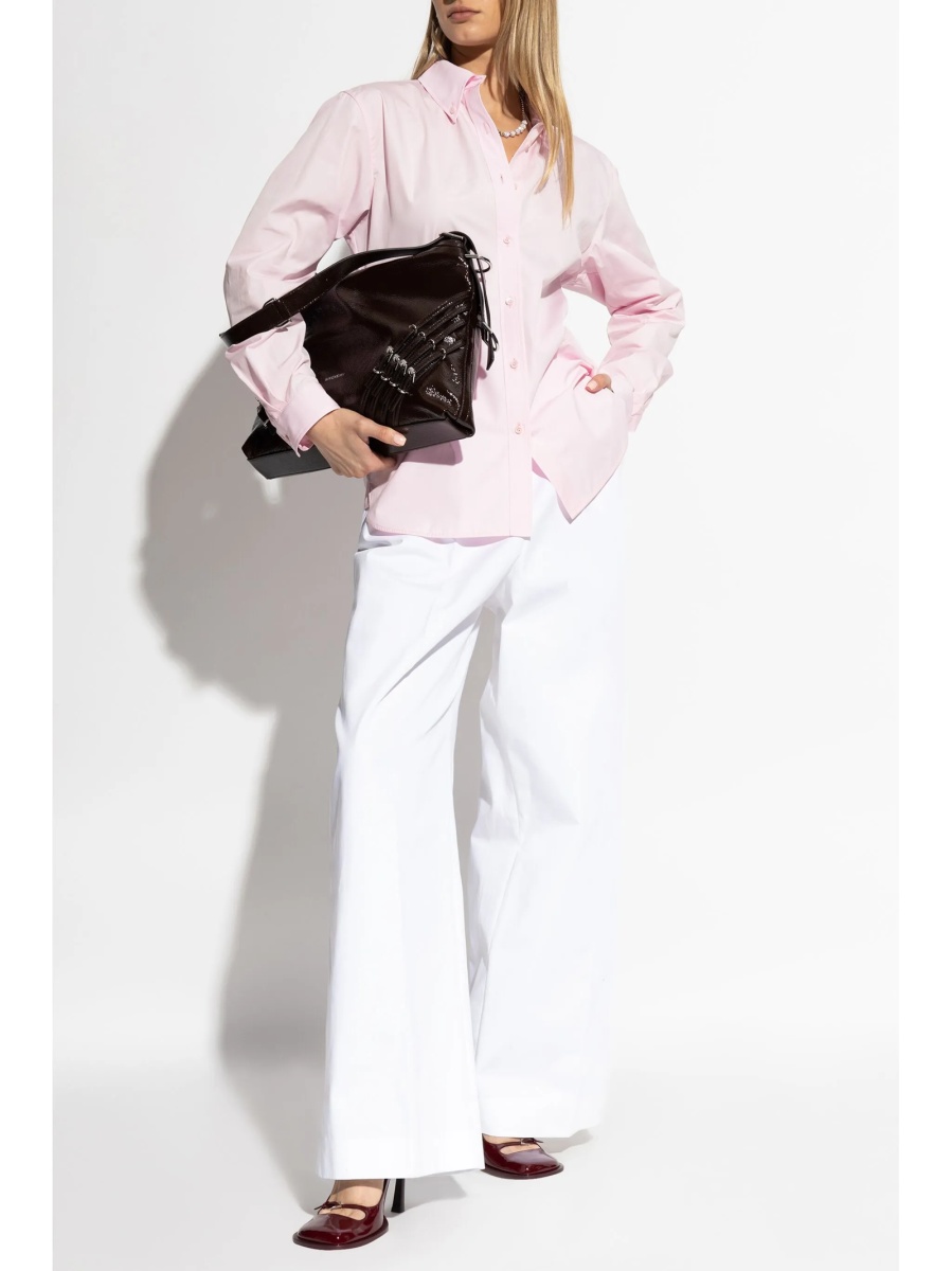 Pantaloni eleganti Givenchy albi - Img 2