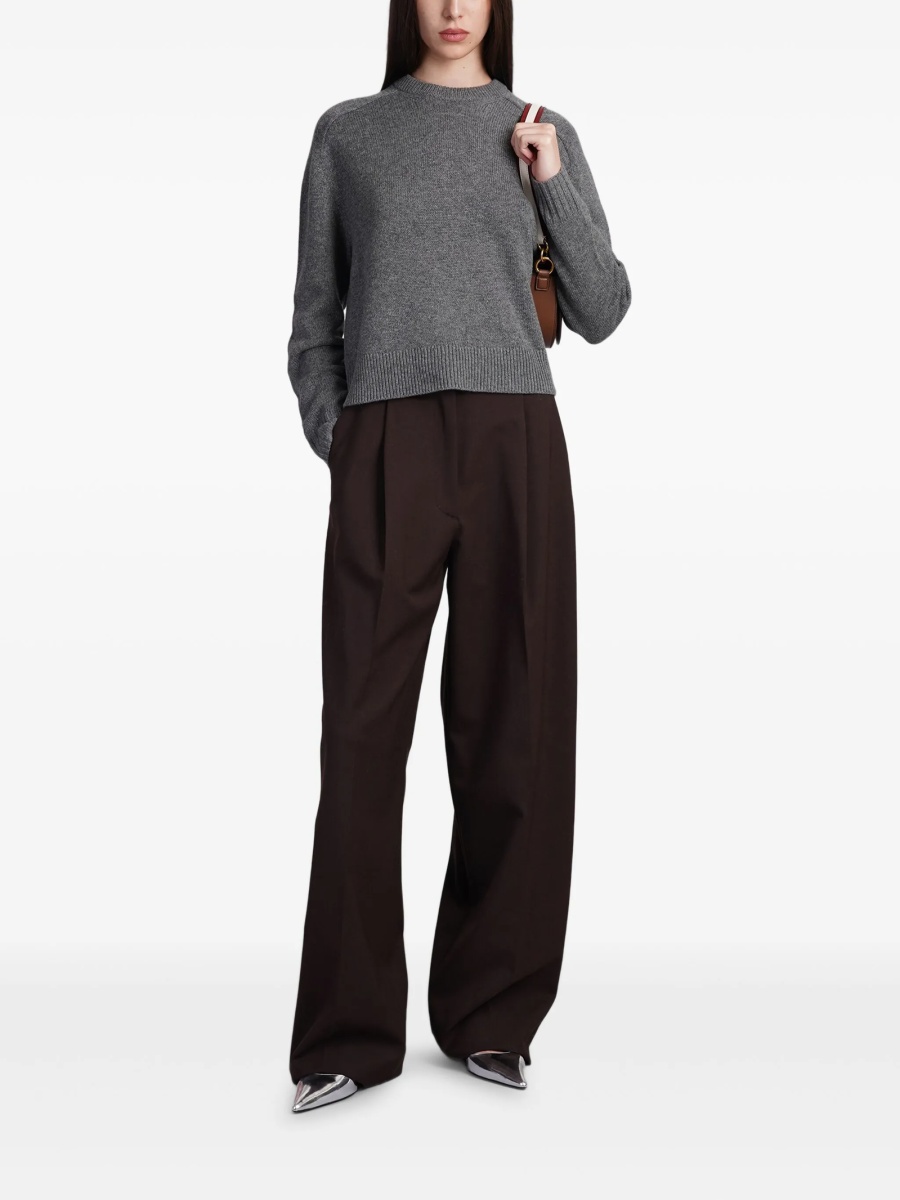 Pantaloni eleganti Thelatest maro - Img 2