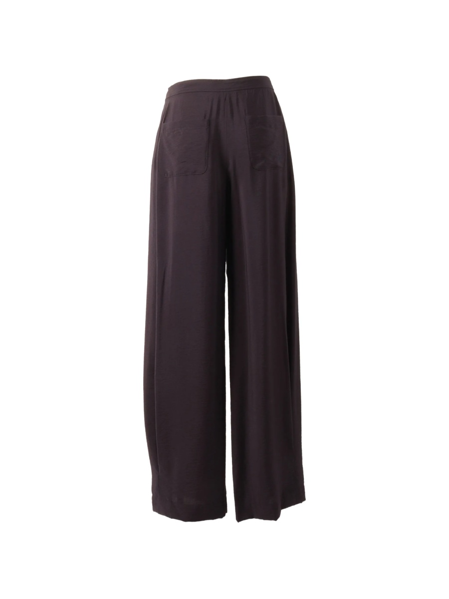 Pantaloni evazati Emporio Armani maro - Img 2