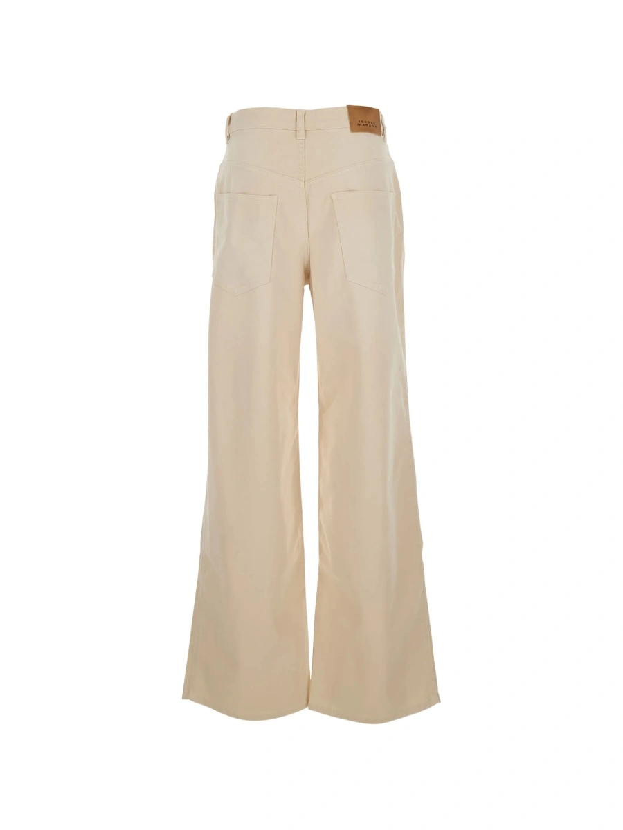 Pantaloni evazati Isabel Marant neutri - Img 2