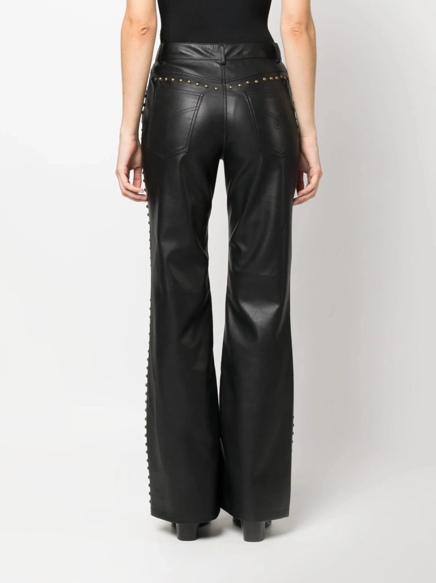 Pantaloni evazati MOSCHINO JEANS negri - Img 4