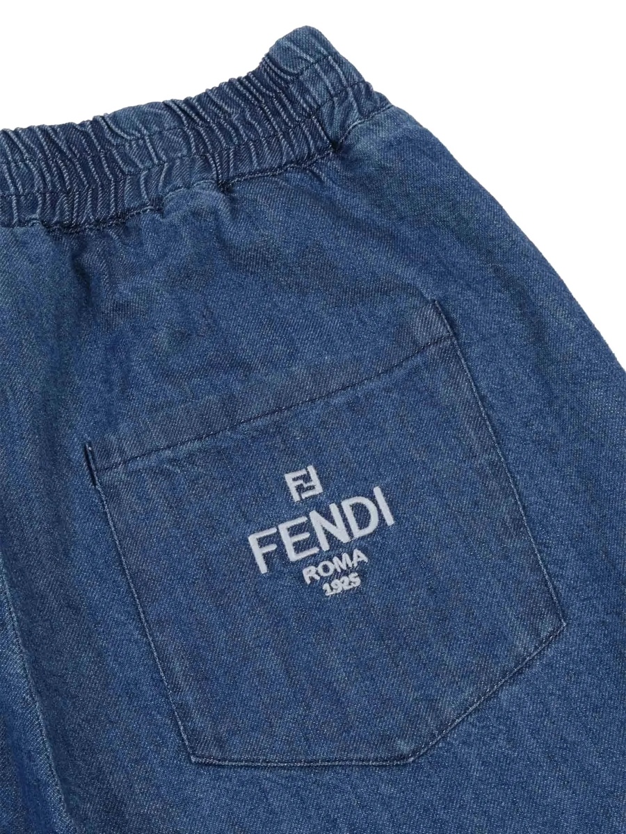 Pantaloni Fendi albastri - Img 4