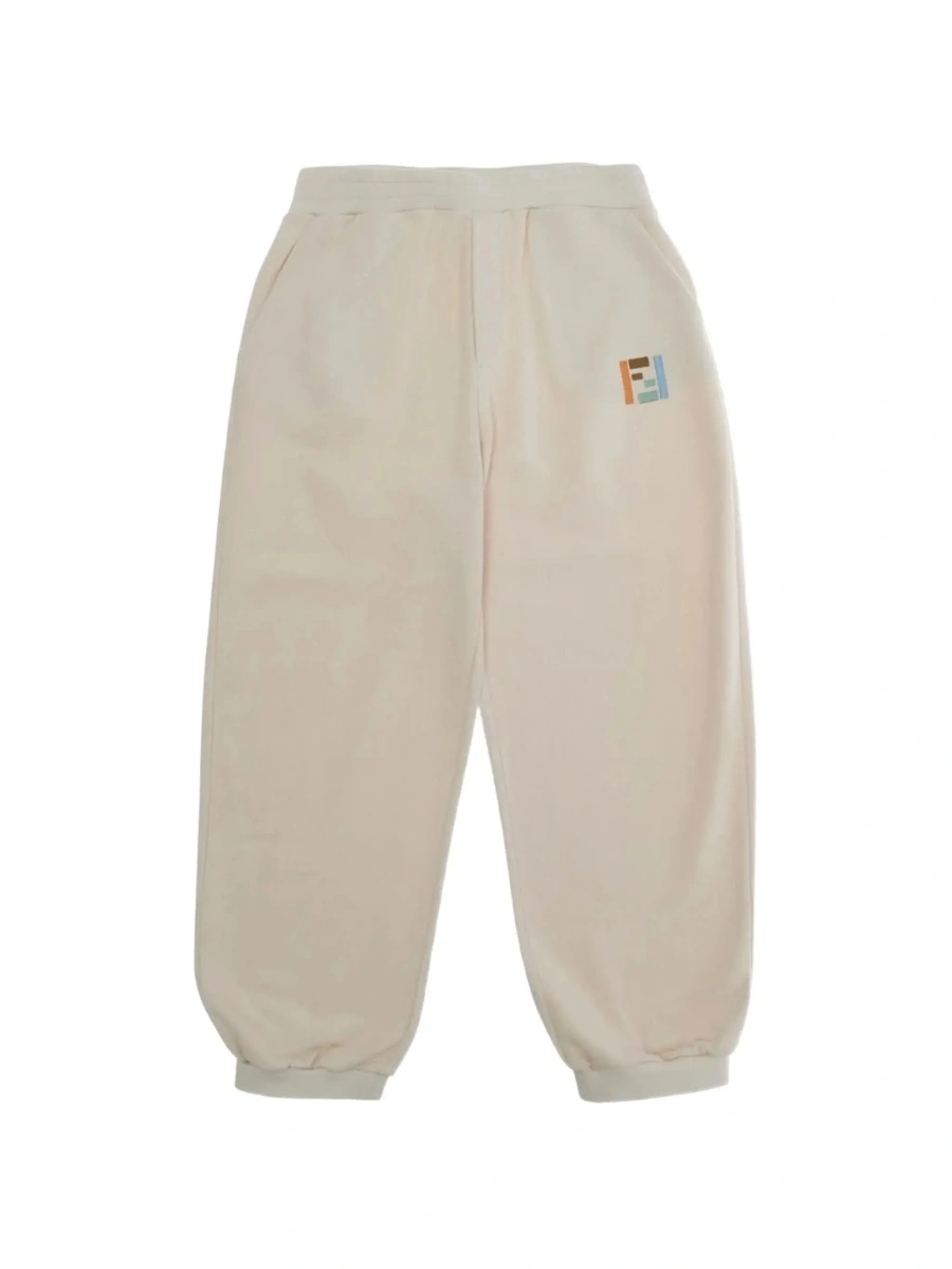 Pantaloni Fendi gri din bumbac - Img 4
