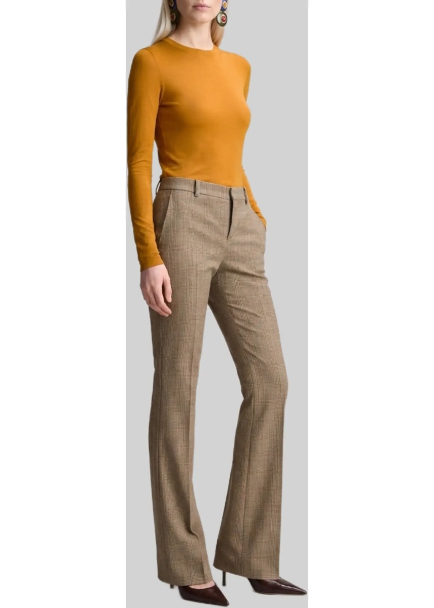Pantaloni Flared Prince Of Wales Check Trousers - Img 2