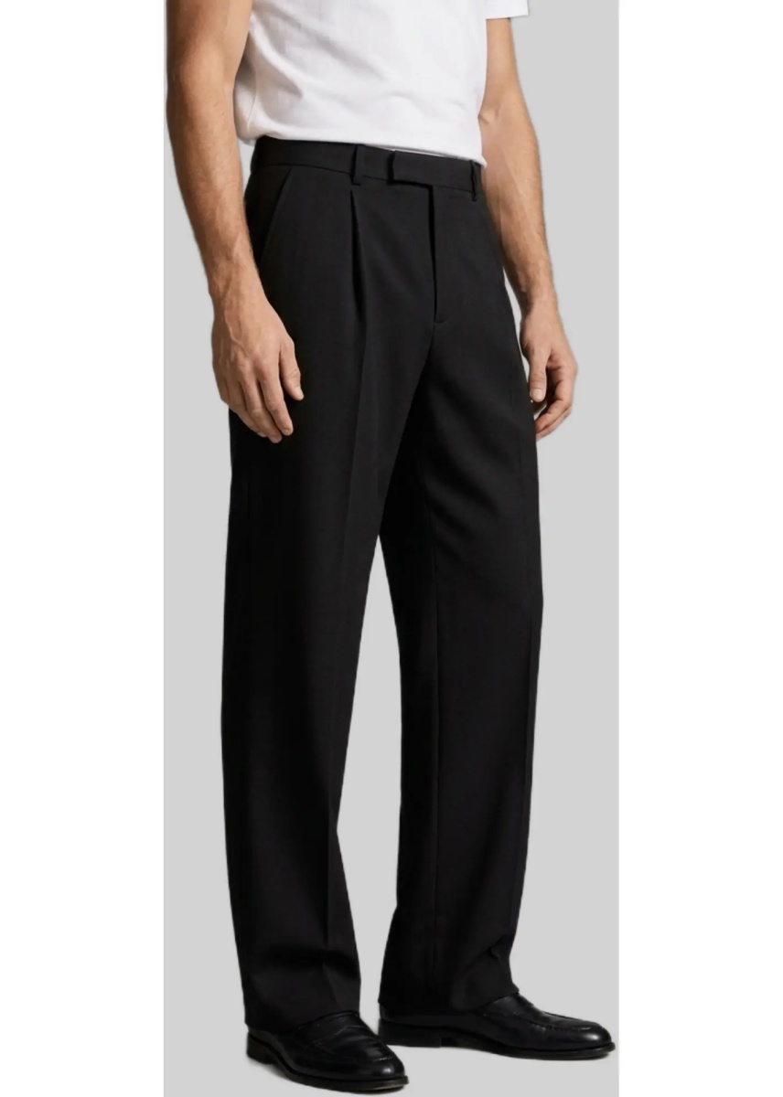 Pantaloni Fluid Trousers In Wool Flannel - Img 2