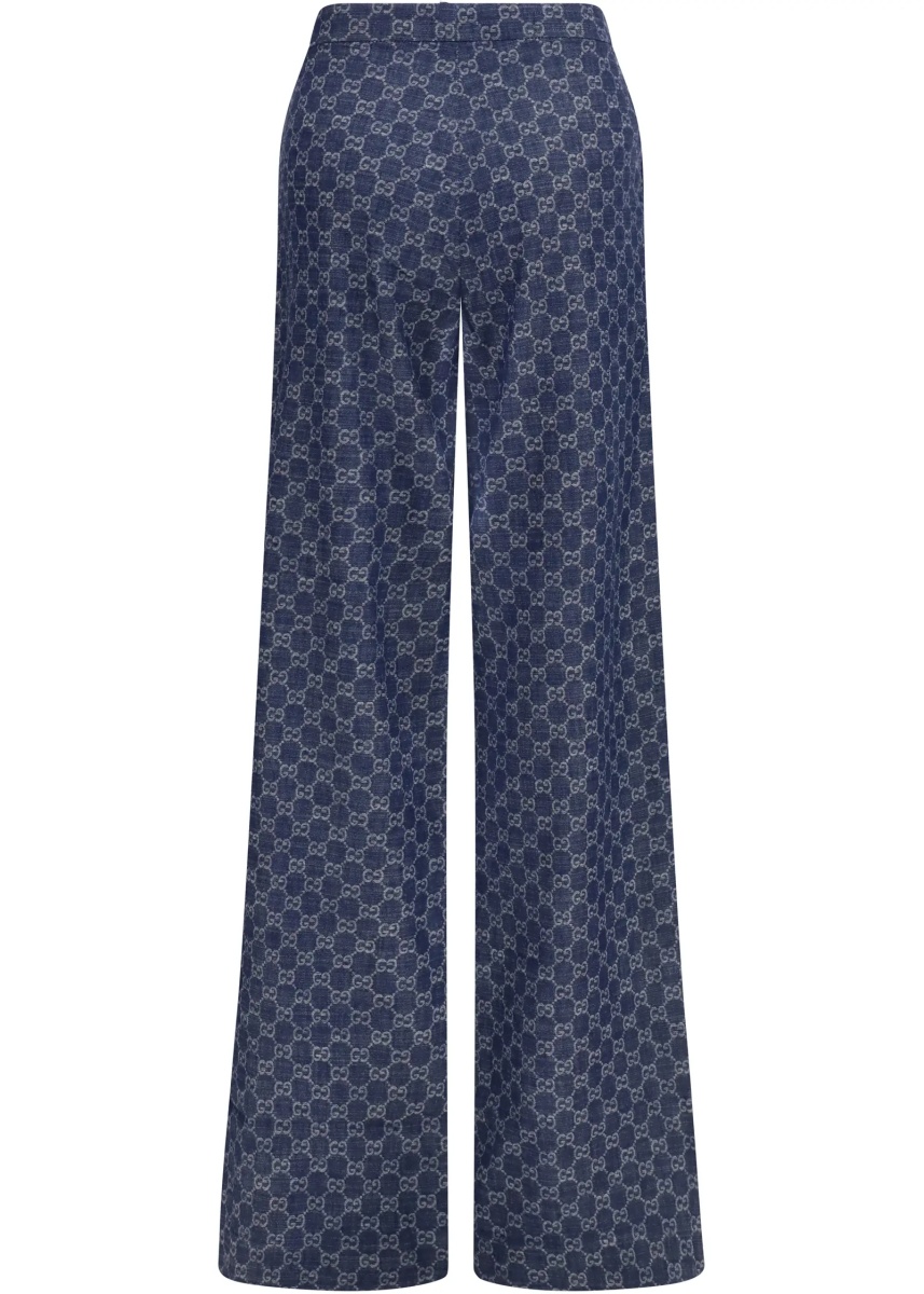 Pantaloni GG cotton jacquard denim Pants - Img 2