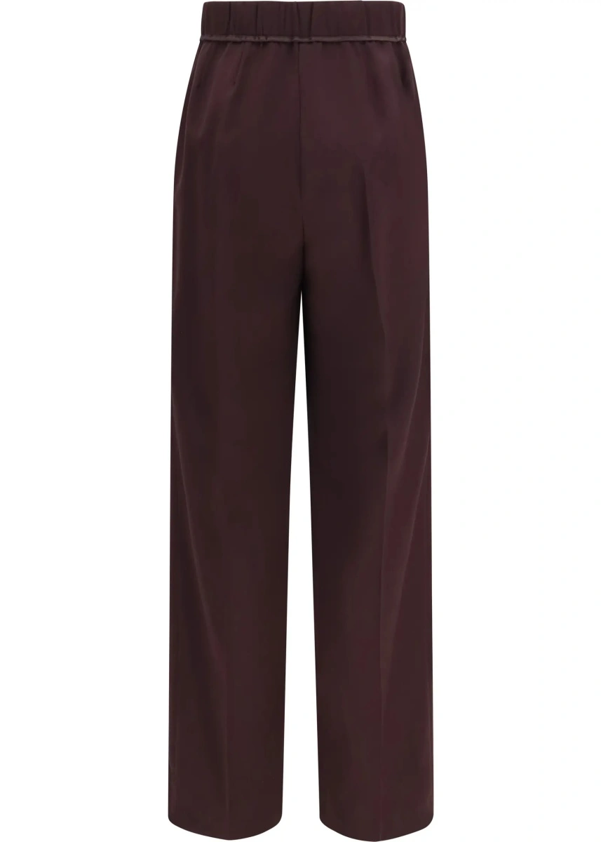 Pantaloni High waisted grain de poudre Pants - Img 2