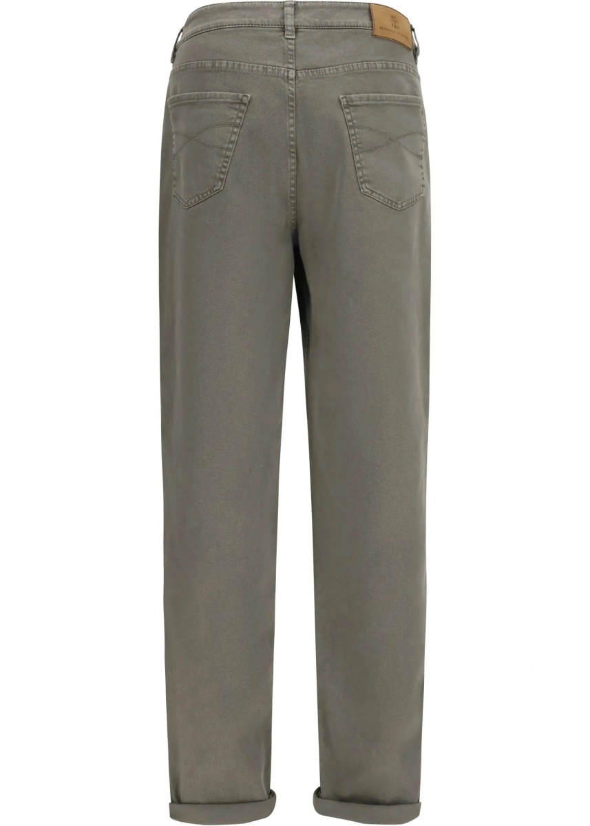 Pantaloni Jeans with turn-up hem - Img 2