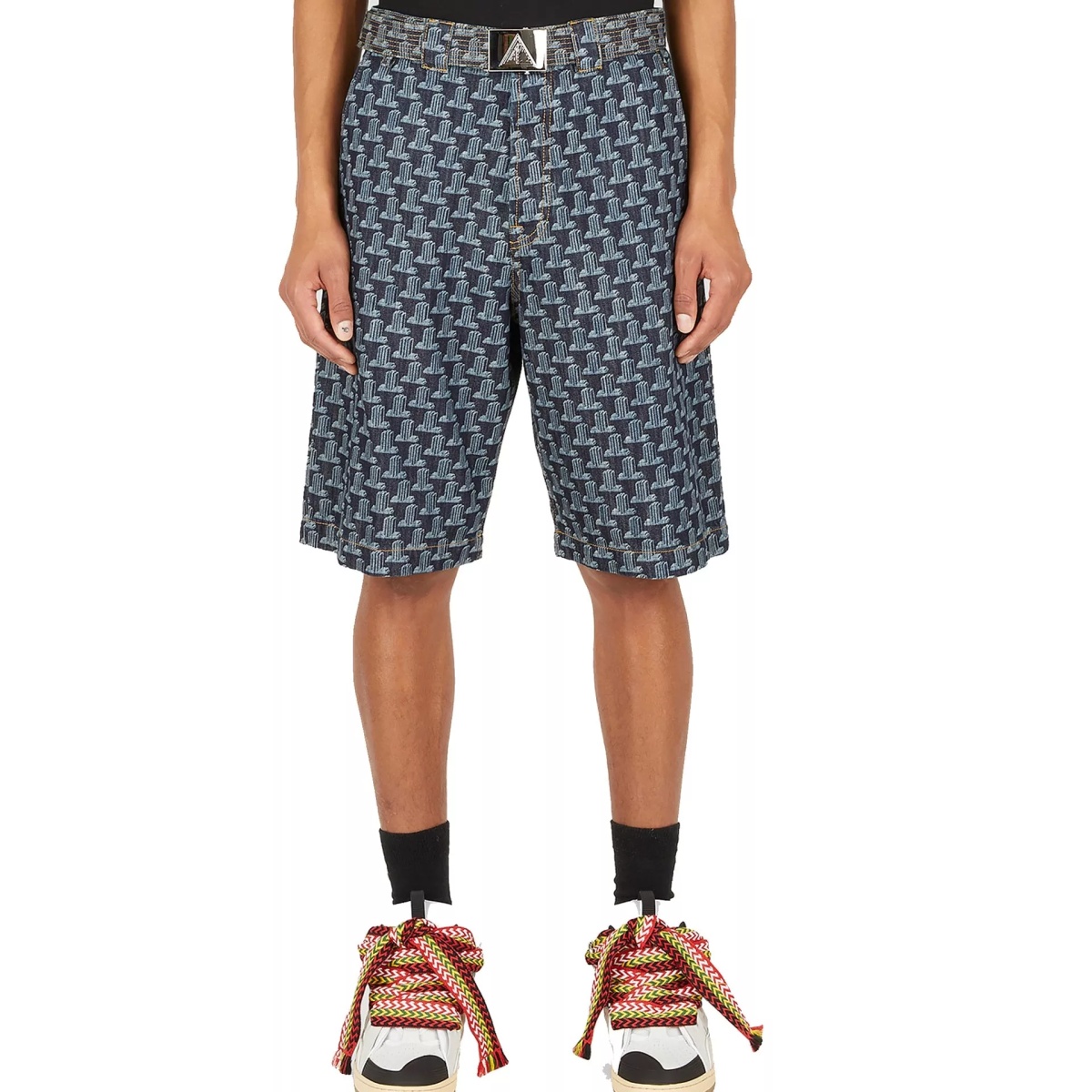 Pantaloni Lanvin Column Monogram Shorts - Img 2