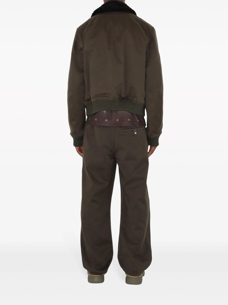 Pantaloni loose fit Burberry maro - Img 4