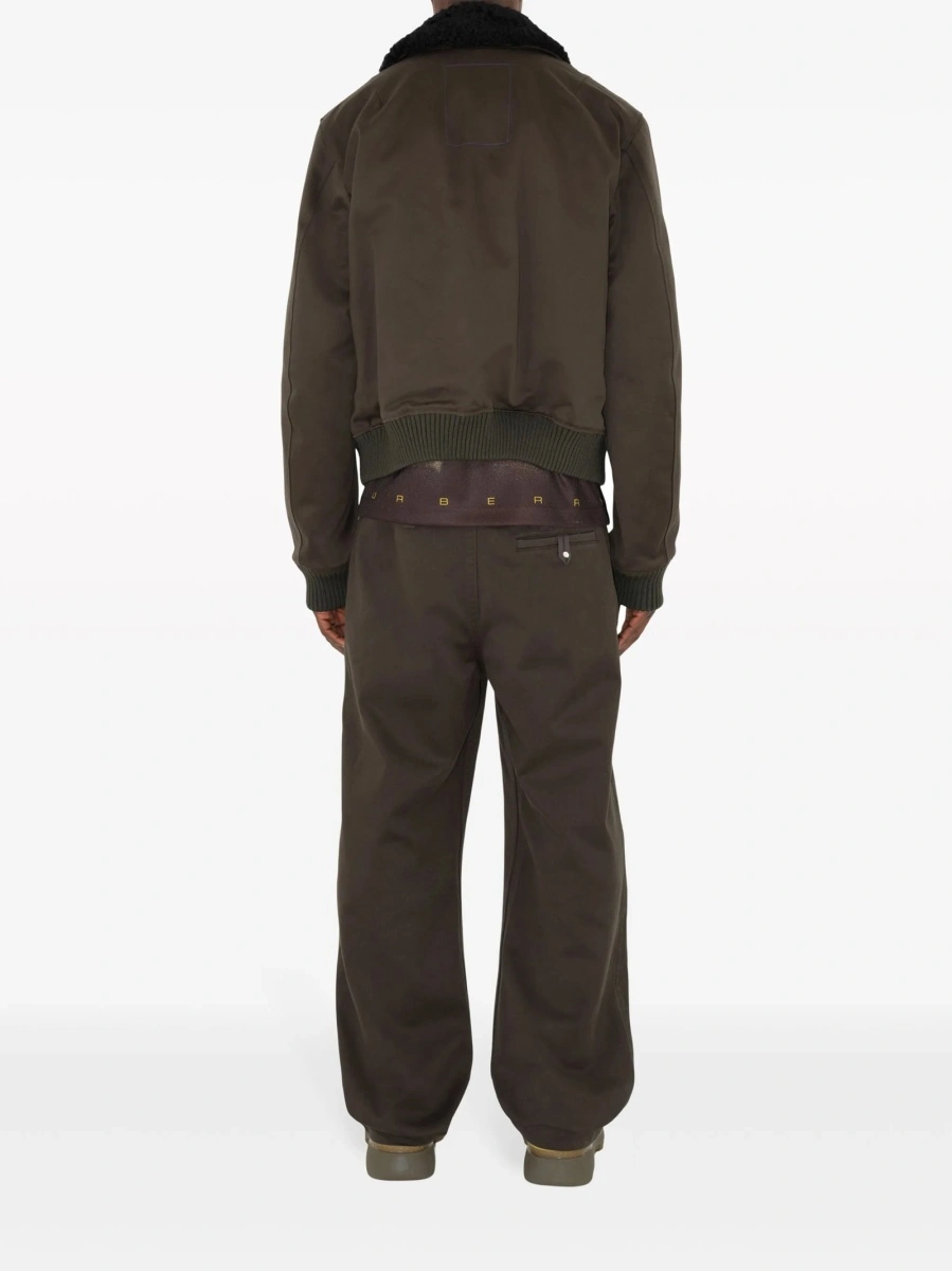 Pantaloni loose fit Burberry maro - Img 4