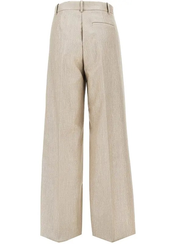 Pantaloni Lurex viscose and wool-blend pants - Img 3