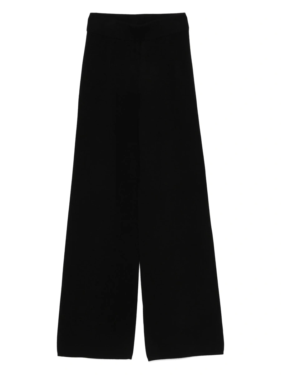 Pantaloni MaxMara Studio negri din vascoza - Img 8