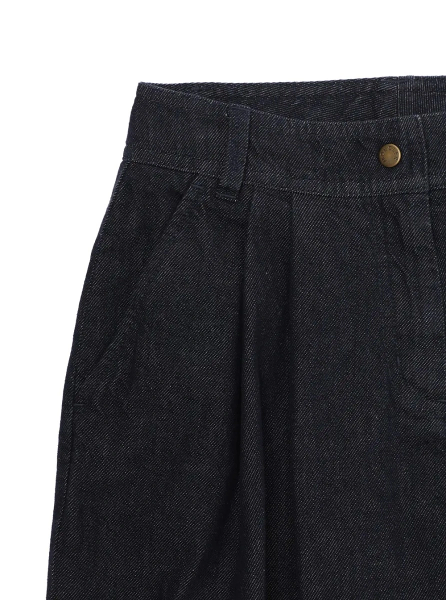 Pantaloni Moncler albastri din bumbac - Img 3