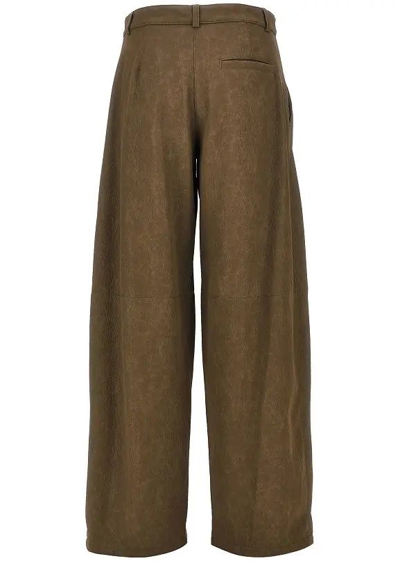 Pantaloni Nubuck-effect fabric pants - Img 3