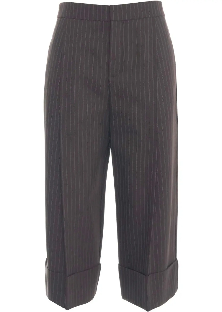 Pantaloni Pinstripe culotte - Img 2