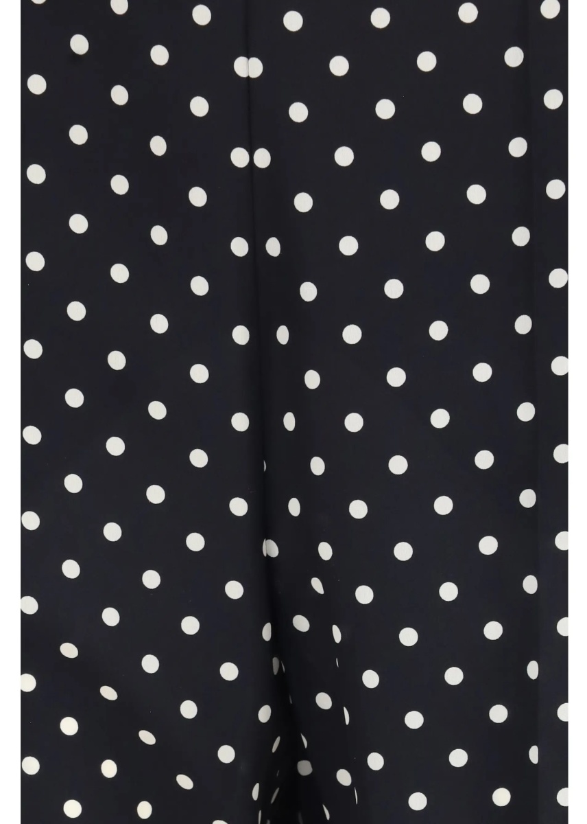 Pantaloni Polka-dot crêpe de chine Pants - Img 3