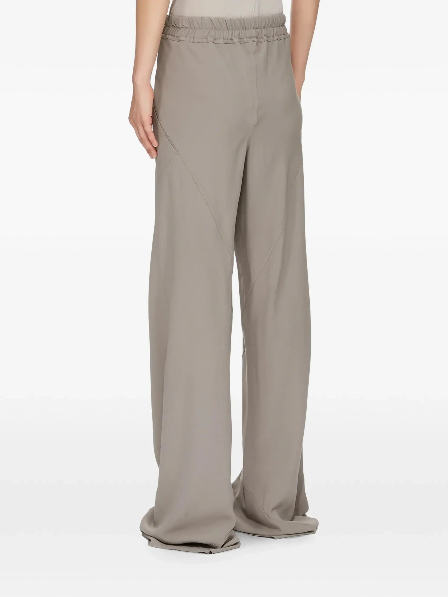 Pantaloni Rick Owens gri din vascoza - Img 5