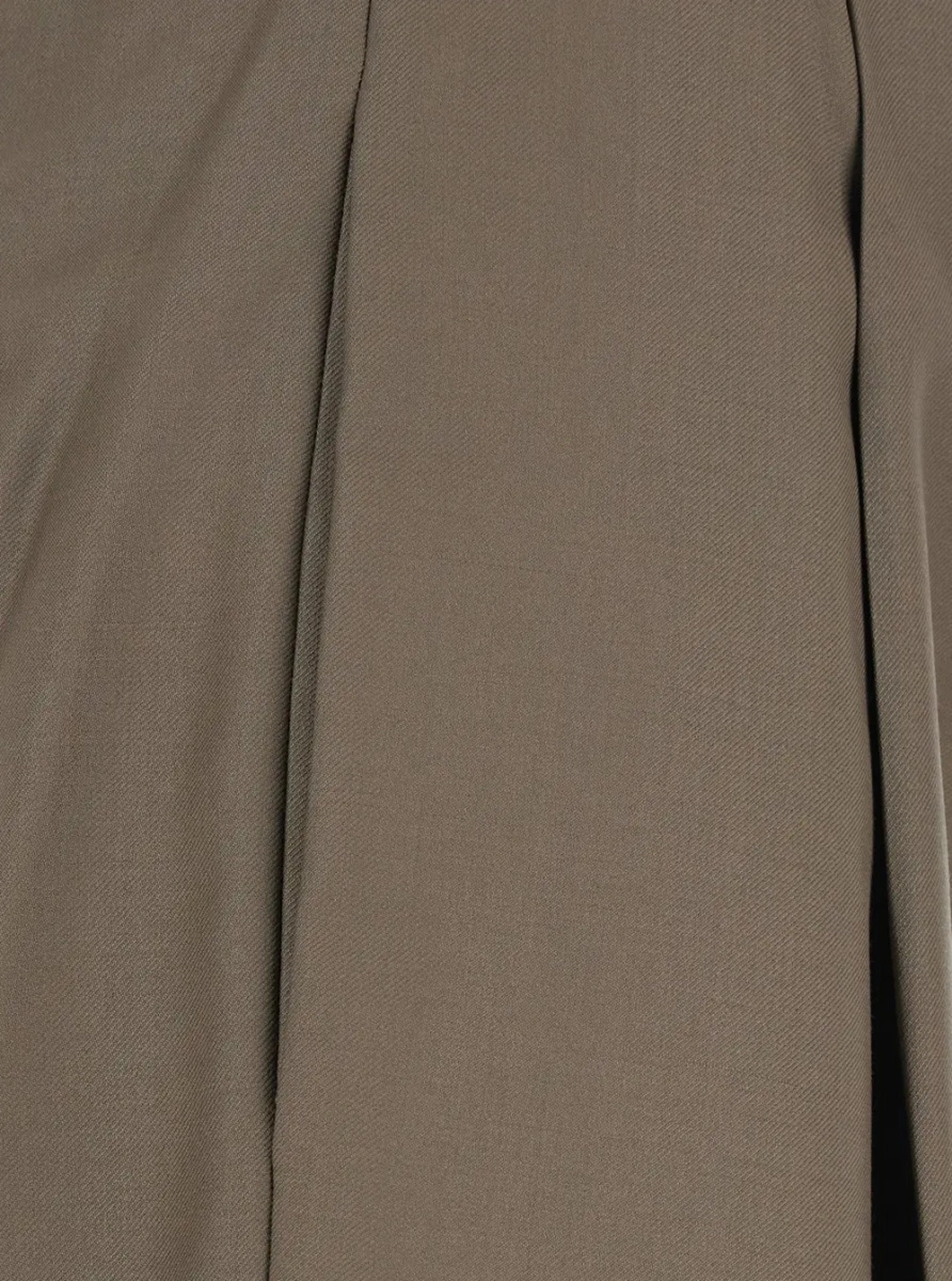 Pantaloni ROHE maro din lana - Img 3