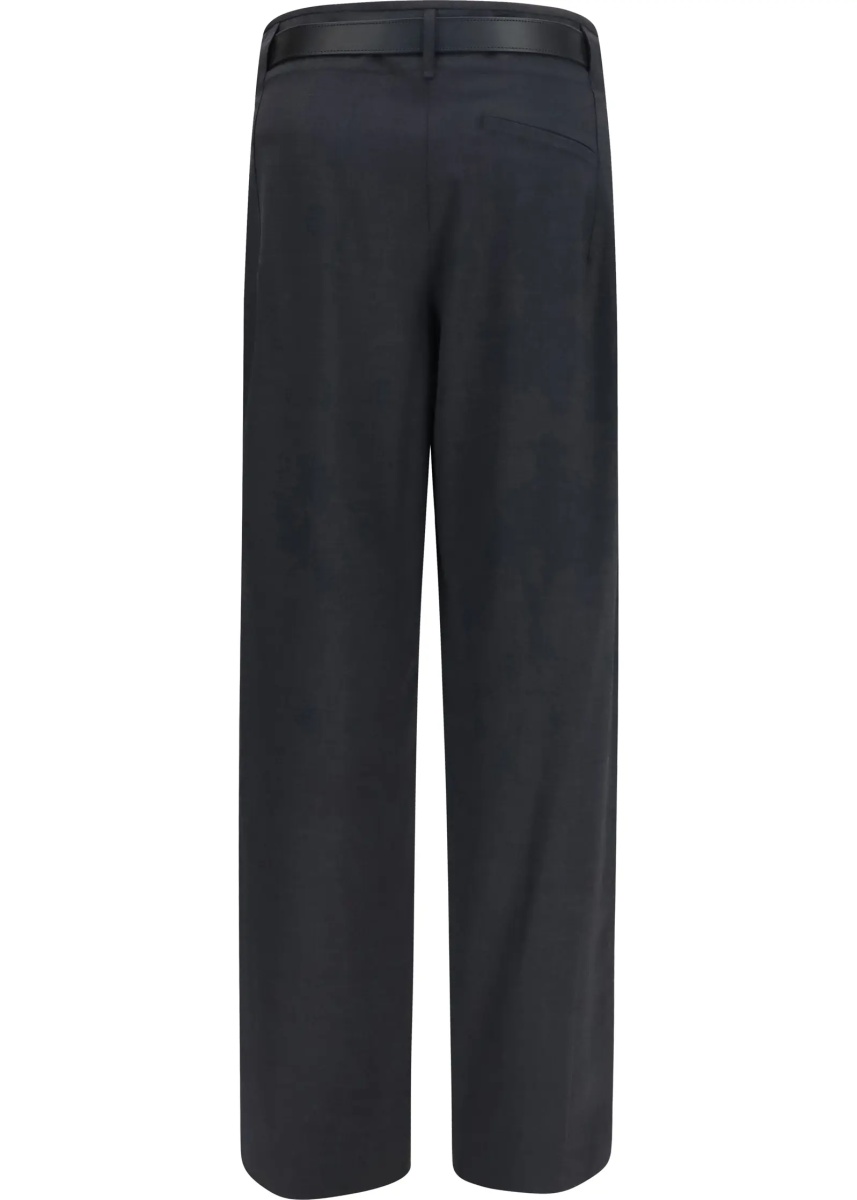 Pantaloni Ronda wool Pants with leather belt - Img 2