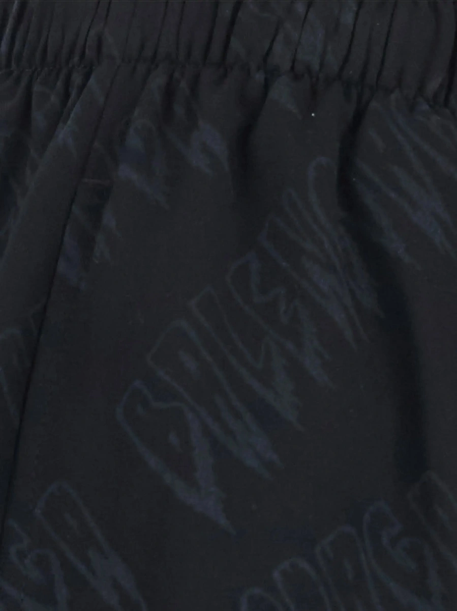 Pantaloni scurti Balenciaga negri din vascoza - Img 5