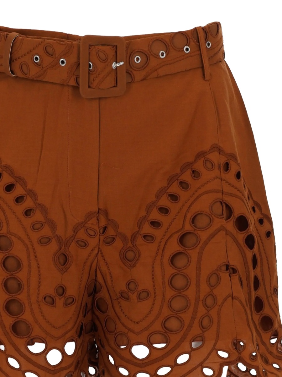 Pantaloni scurti CHARO RUIZ maro - Img 2